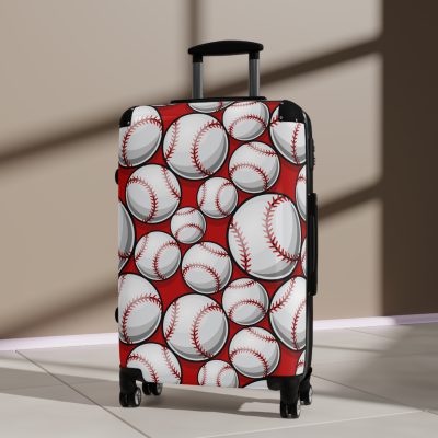 Baseball Suitcase - A stylish suitcase for sports enthusiasts featuring a baseball design, perfect for traveling in style and showcasing your passion for the game.