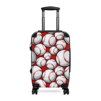 Baseball Suitcase - A stylish suitcase for sports enthusiasts featuring a baseball design, perfect for traveling in style and showcasing your passion for the game.