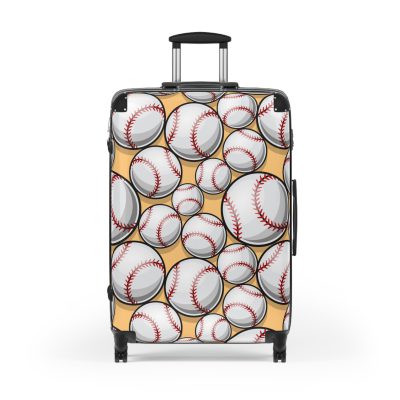 Baseball Suitcase - A stylish suitcase for sports enthusiasts featuring a baseball design, perfect for traveling in style and showcasing your passion for the game.