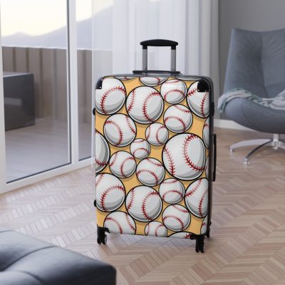 Baseball Suitcase - A stylish suitcase for sports enthusiasts featuring a baseball design, perfect for traveling in style and showcasing your passion for the game.