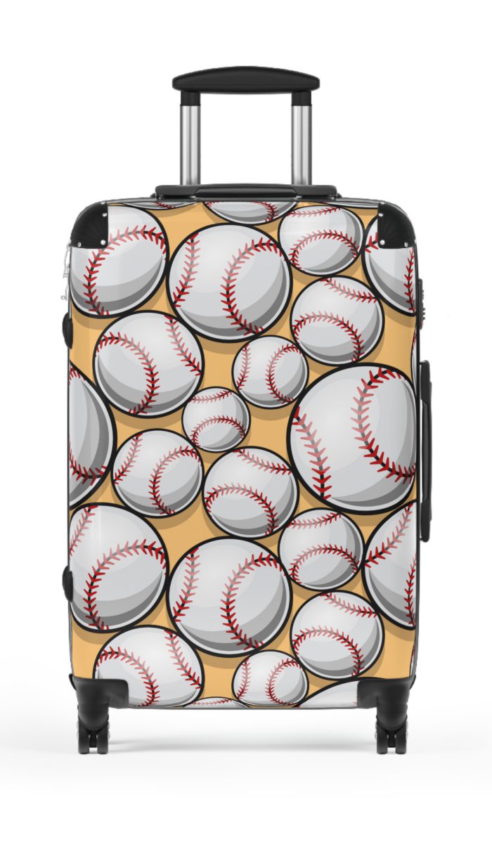 Baseball Suitcase - A stylish suitcase for sports enthusiasts featuring a baseball design, perfect for traveling in style and showcasing your passion for the game.