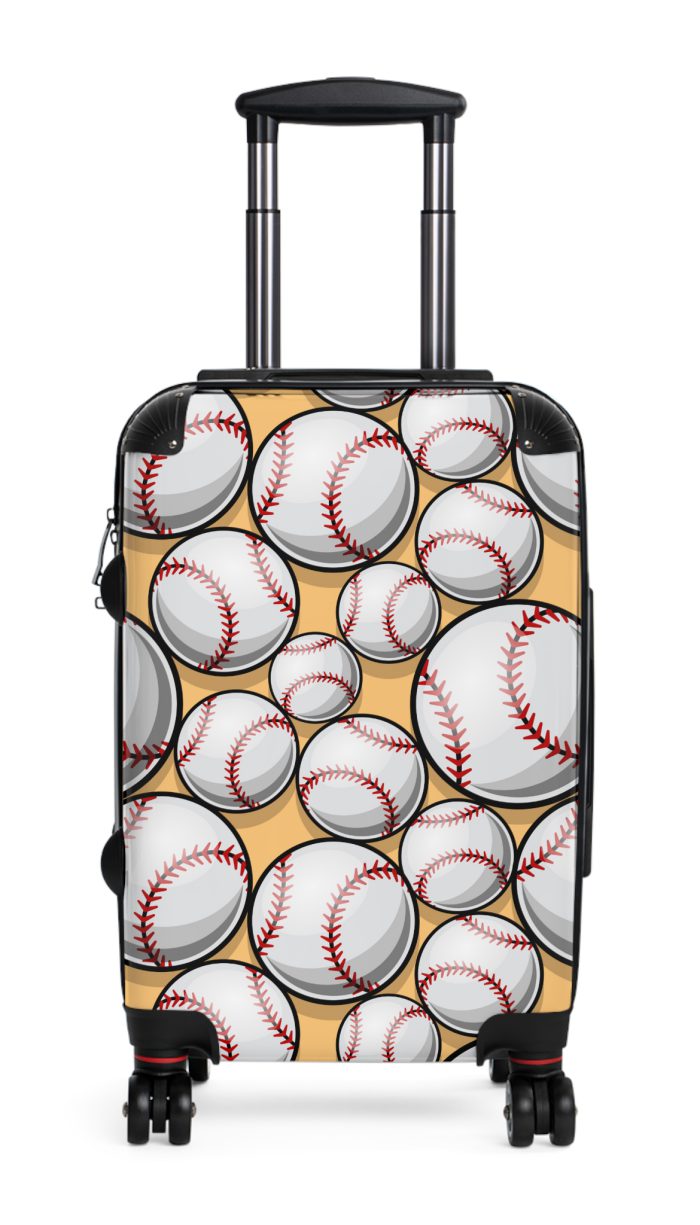 Baseball Suitcase - A stylish suitcase for sports enthusiasts featuring a baseball design, perfect for traveling in style and showcasing your passion for the game.