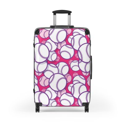 Baseball Suitcase - A stylish suitcase for sports enthusiasts featuring a baseball design, perfect for traveling in style and showcasing your passion for the game.