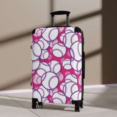 Baseball Suitcase - A stylish suitcase for sports enthusiasts featuring a baseball design, perfect for traveling in style and showcasing your passion for the game.