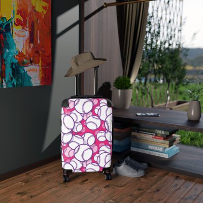 Baseball Suitcase - A stylish suitcase for sports enthusiasts featuring a baseball design, perfect for traveling in style and showcasing your passion for the game.