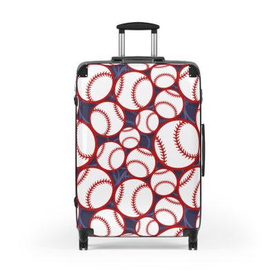 Baseball Suitcase - A stylish suitcase for sports enthusiasts featuring a baseball design, perfect for traveling in style and showcasing your passion for the game.