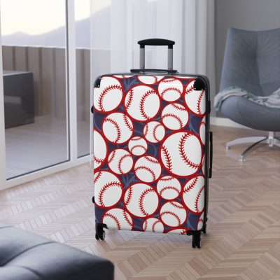 Baseball Suitcase - A stylish suitcase for sports enthusiasts featuring a baseball design, perfect for traveling in style and showcasing your passion for the game.