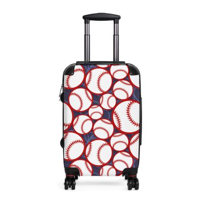 Baseball Suitcase - A stylish suitcase for sports enthusiasts featuring a baseball design, perfect for traveling in style and showcasing your passion for the game.