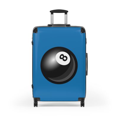 Billiard Suitcase - A luggage adorned with a captivating pool game-themed design, perfect for travelers who want to add a touch of game room charm to their journeys.