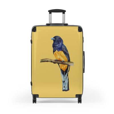 Trogon Suitcase - A unique travel gear featuring a stunning bird design, perfect for bird lovers and adding a touch of nature to your journeys.