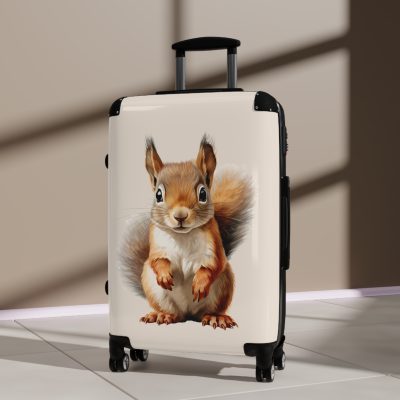 Squirrel Suitcase - A cute animal luggage with an adorable squirrel design, ideal for nature lovers who want to travel with whimsy.