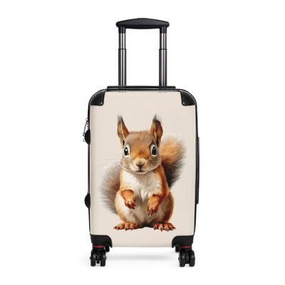 Squirrel Suitcase - A cute animal luggage with an adorable squirrel design, ideal for nature lovers who want to travel with whimsy.