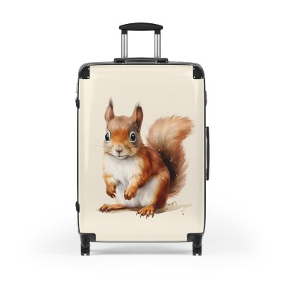 Squirrel Suitcase - A cute animal luggage with an adorable squirrel design, ideal for nature lovers who want to travel with whimsy.