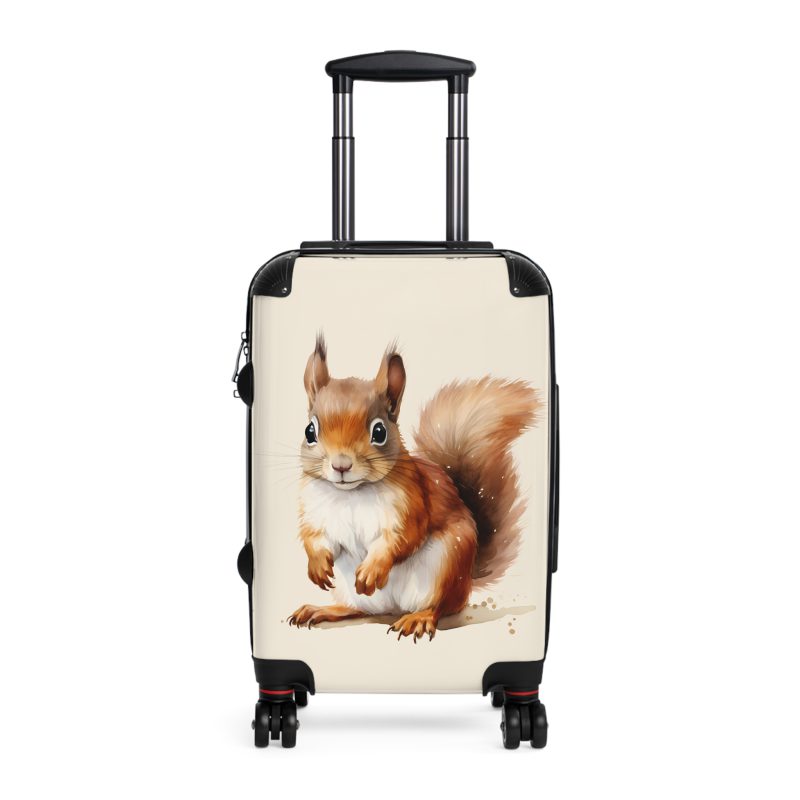 Squirrel Suitcase - A cute animal luggage with an adorable squirrel design, ideal for nature lovers who want to travel with whimsy.