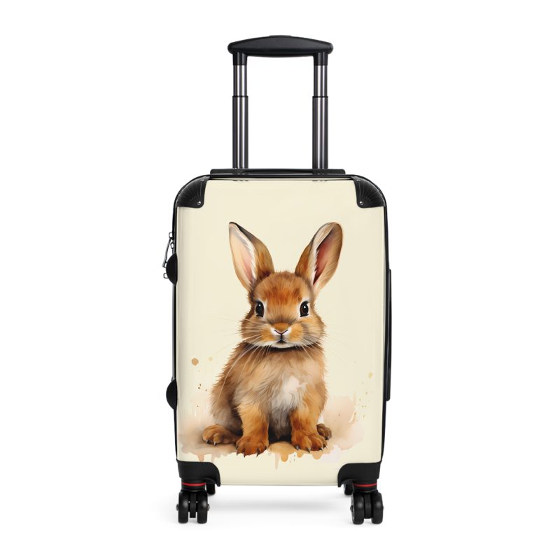 Cute Rabbit Suitcase - Adorable animal luggage with a charming rabbit design, ideal for animal lovers who want to travel with style.