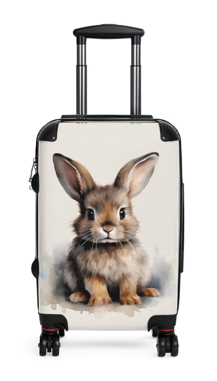 Cute Rabbit Suitcase - Adorable animal luggage with a charming rabbit design, ideal for animal lovers who want to travel with style.