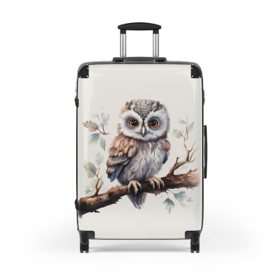 Owl Suitcase - A cute animal luggage with an adorable owl design, ideal for animal lovers who want to travel with whimsy.