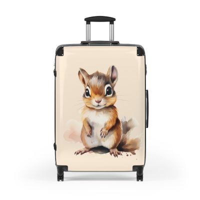 Chipmunk Suitcase - A cute animal luggage with an adorable chipmunk design, ideal for animal lovers who want to travel with whimsy.