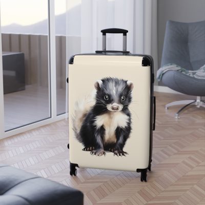 Baby Skunk Suitcase - An adorable kids' luggage featuring a cute baby skunk design, perfect for making travel fun and memorable for your child.