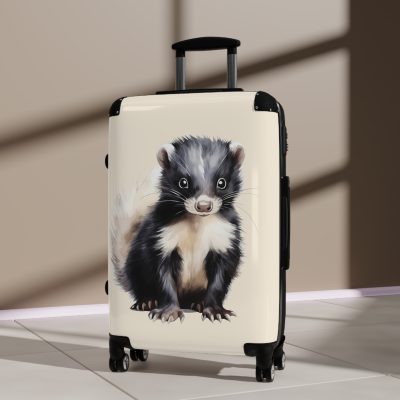 Baby Skunk Suitcase - An adorable kids' luggage featuring a cute baby skunk design, perfect for making travel fun and memorable for your child.