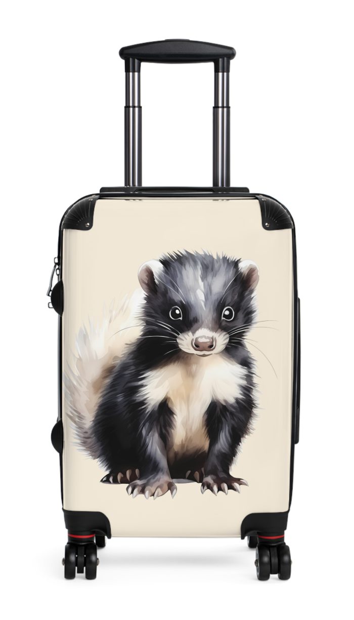 Baby Skunk Suitcase - An adorable kids' luggage featuring a cute baby skunk design, perfect for making travel fun and memorable for your child.