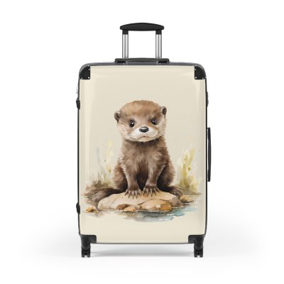 Baby Otter Suitcase - A fun and functional kids' luggage featuring an adorable baby otter design, perfect for making travel adorable and enjoyable for your child.