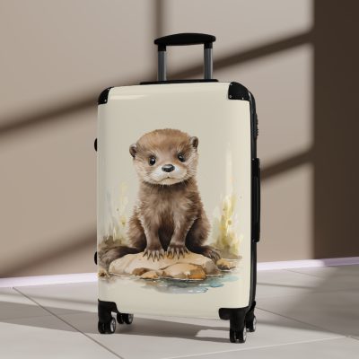 Baby Otter Suitcase - A fun and functional kids' luggage featuring an adorable baby otter design, perfect for making travel adorable and enjoyable for your child.