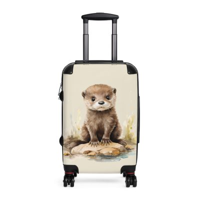 Baby Otter Suitcase - A fun and functional kids' luggage featuring an adorable baby otter design, perfect for making travel adorable and enjoyable for your child.