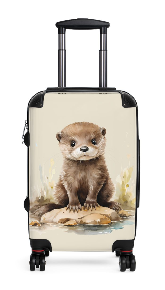 Baby Otter Suitcase - A fun and functional kids' luggage featuring an adorable baby otter design, perfect for making travel adorable and enjoyable for your child.