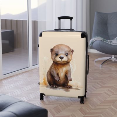 Baby Otter Suitcase - A fun and functional kids' luggage featuring an adorable baby otter design, perfect for making travel adorable and enjoyable for your child.Baby Otter Suitcase - A fun and functional kids' luggage featuring an adorable baby otter design, perfect for making travel adorable and enjoyable for your child.