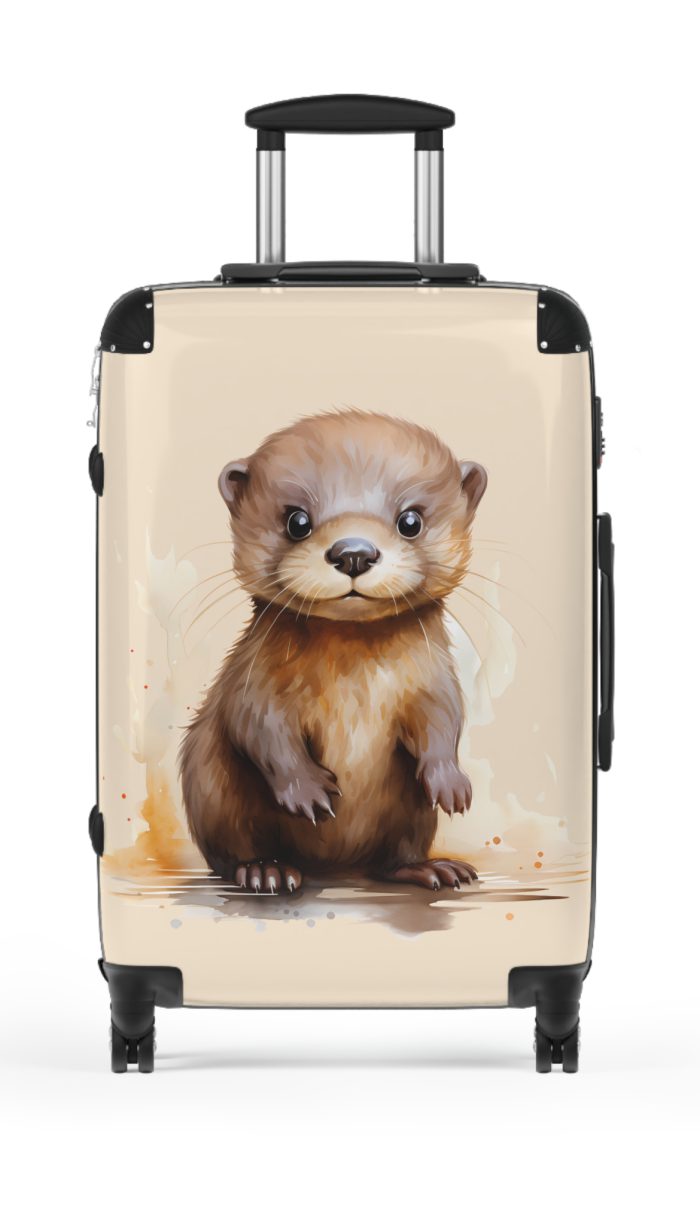 Baby Otter Suitcase - A fun and functional kids' luggage featuring an adorable baby otter design, perfect for making travel adorable and enjoyable for your child.Baby Otter Suitcase - A fun and functional kids' luggage featuring an adorable baby otter design, perfect for making travel adorable and enjoyable for your child.