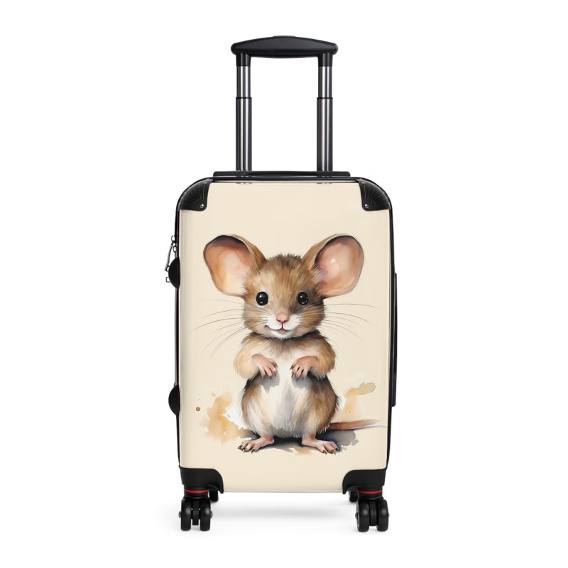 Baby Mouse Suitcase - A fun and functional kids' luggage featuring an adorable baby mouse design, perfect for making travel cute and enjoyable for your child.