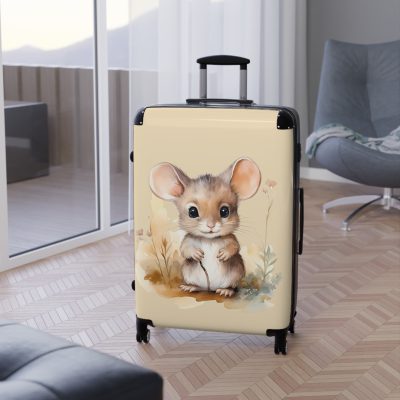 Baby Mouse Suitcase - A fun and functional kids' luggage featuring an adorable baby mouse design, perfect for making travel cute and enjoyable for your child.