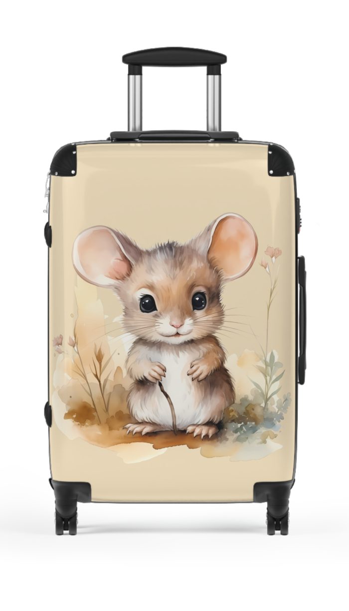 Baby Mouse Suitcase - A fun and functional kids' luggage featuring an adorable baby mouse design, perfect for making travel cute and enjoyable for your child.