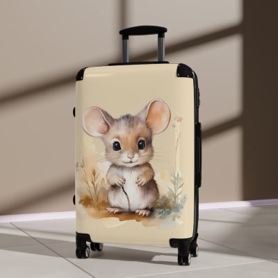 Baby Mouse Suitcase - A fun and functional kids' luggage featuring an adorable baby mouse design, perfect for making travel cute and enjoyable for your child.