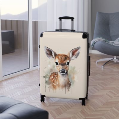 Baby Deer Suitcase - A fun and functional kids' luggage featuring an adorable baby deer design, perfect for making travel cute and enjoyable for your child.