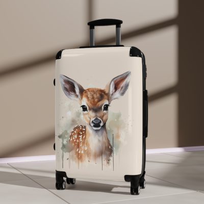 Baby Deer Suitcase - A fun and functional kids' luggage featuring an adorable baby deer design, perfect for making travel cute and enjoyable for your child.