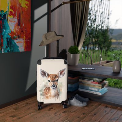 Baby Deer Suitcase - A fun and functional kids' luggage featuring an adorable baby deer design, perfect for making travel cute and enjoyable for your child.