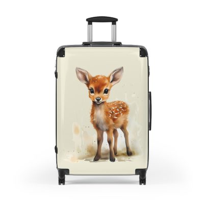 Baby Deer Suitcase - A fun and functional kids' luggage featuring an adorable baby deer design, perfect for making travel cute and enjoyable for your child.