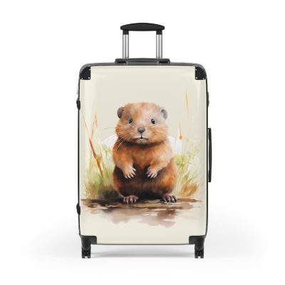 Baby Beaver Suitcase - An adorable kids' luggage featuring a cute baby beaver design, perfect for making travel fun and memorable for your child.