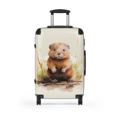 Baby Beaver Suitcase - An adorable kids' luggage featuring a cute baby beaver design, perfect for making travel fun and memorable for your child.