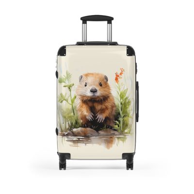 Baby Beaver Suitcase - An adorable kids' luggage featuring a cute baby beaver design, perfect for making travel fun and memorable for your child.