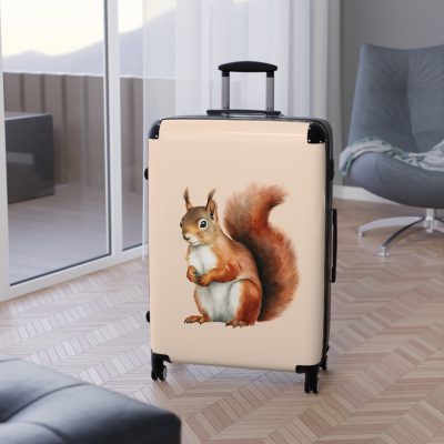 Squirrel Suitcase - Kids' luggage with a cute squirrel design, perfect for young travelers seeking fun and adventure.