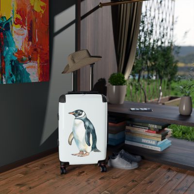 Penguin Suitcase - Kids' luggage featuring a cute penguin design, perfect for young travelers seeking exciting adventures.