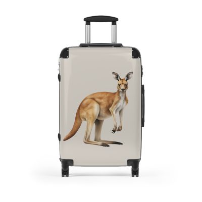 Kangaroo Suitcase - Fun and functional kids' luggage with a cute kangaroo design for young travelers.