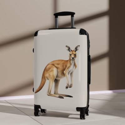 Kangaroo Suitcase - Fun and functional kids' luggage with a cute kangaroo design for young travelers.