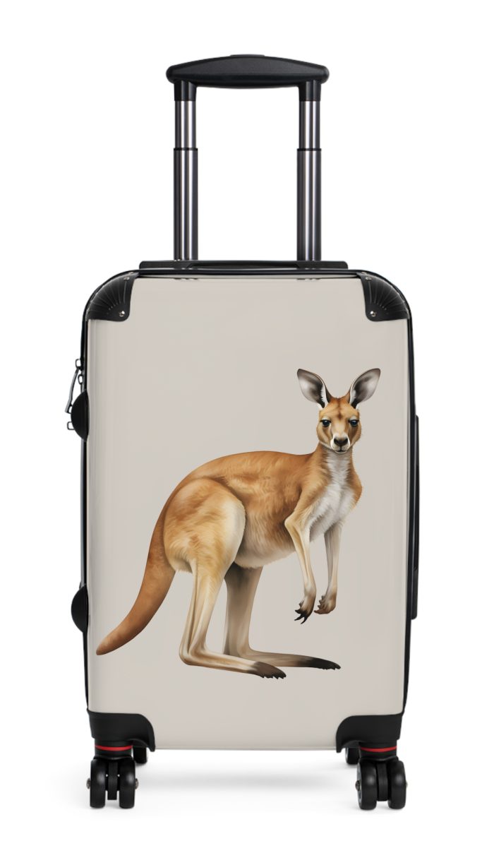 Kangaroo Suitcase - Fun and functional kids' luggage with a cute kangaroo design for young travelers.