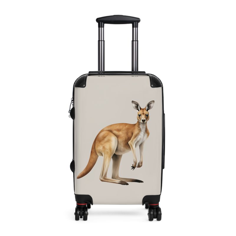 Kangaroo Suitcase - Fun and functional kids' luggage with a cute kangaroo design for young travelers.