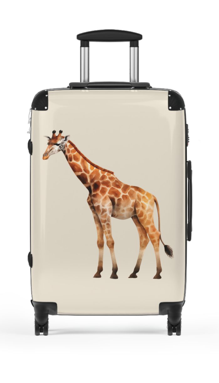 Giraffe Suitcase - Kids' travel luggage featuring an adorable giraffe design, ideal for young travelers.