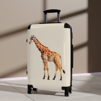 Giraffe Suitcase - Kids' travel luggage featuring an adorable giraffe design, ideal for young travelers.